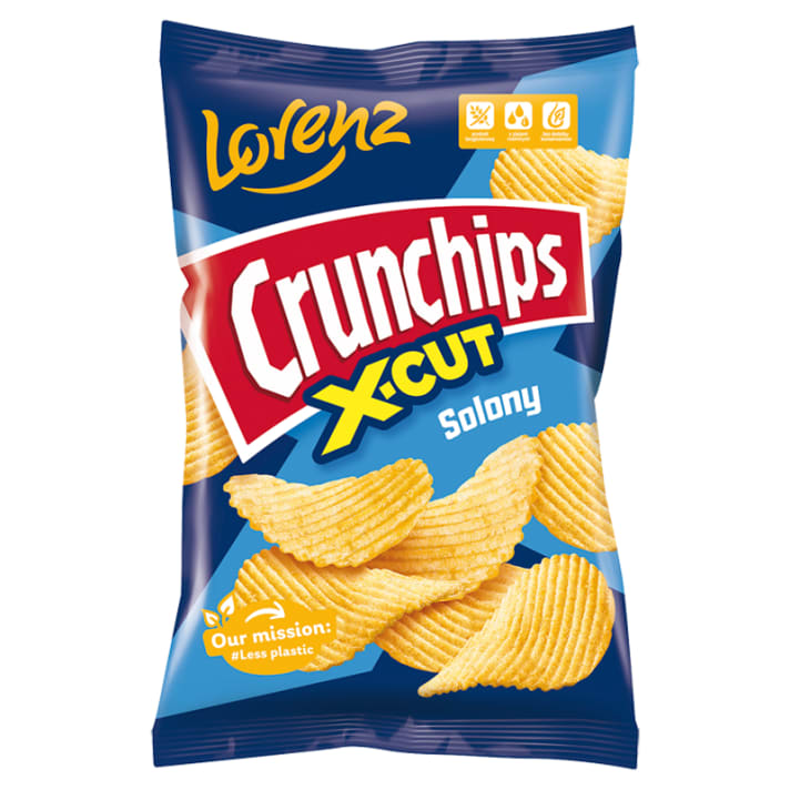 Chipsy X-CUT Kebab z cebulką 140g Crunchips