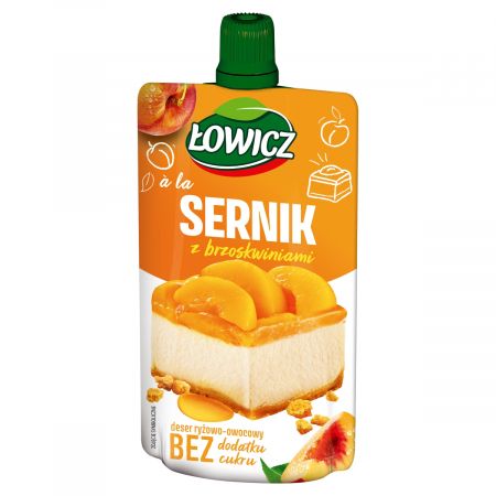 Deser ryżowo-owocowy a’la sernik z cynamonem 100 g Łowicz