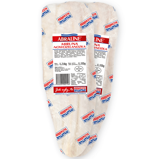 Filet z miruny ze skórą mrożony- 10% glazury kg Abramczyk